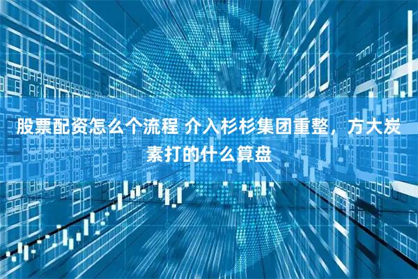 股票配资怎么个流程 介入杉杉集团重整，方大炭素打的什么算盘